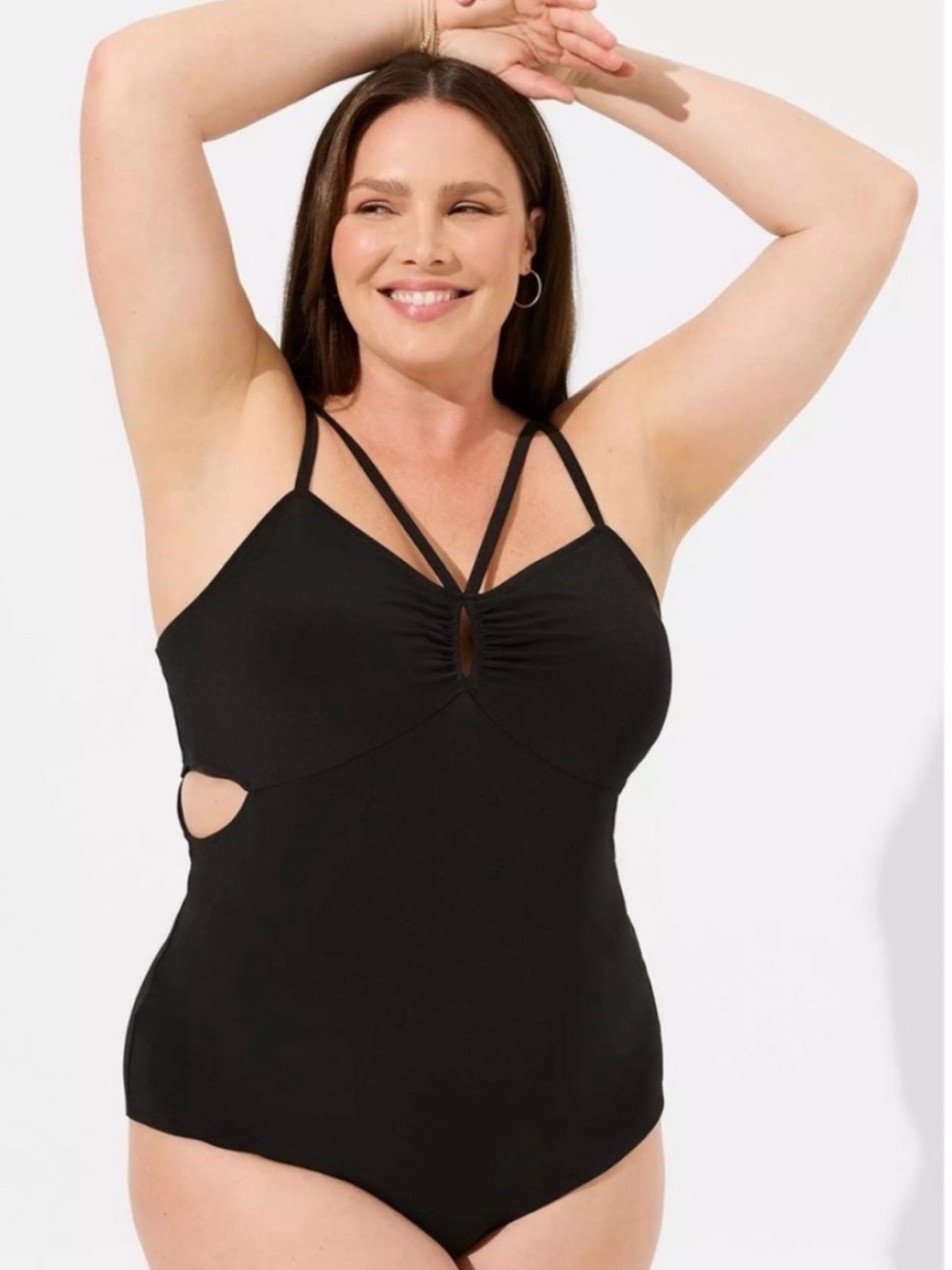 Torrid sweetheart strappy cutout bodysuit 00x